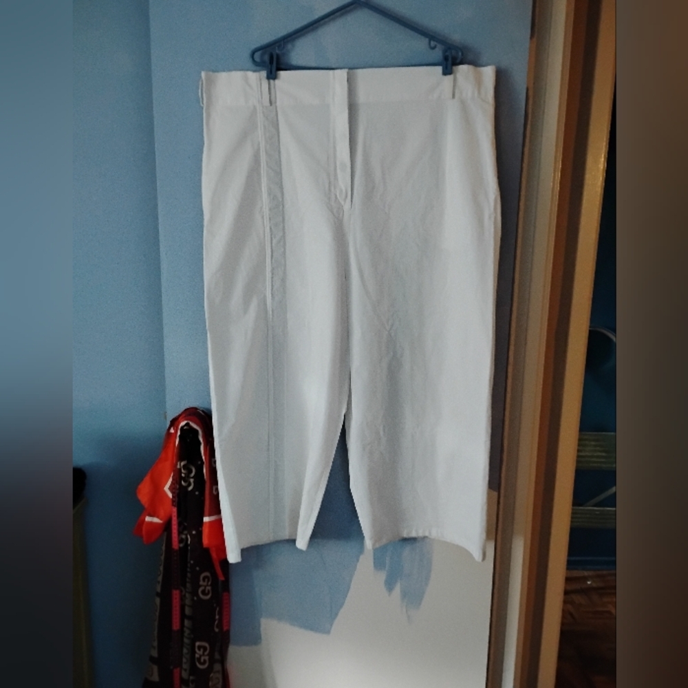 RUNDHOLZ White Cotton Paperbag Waist Wide Leg Pants S